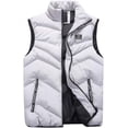 thumbnail image 1 of Xishao Chaquetas sin mangas para hombre, chaleco acolchado/plumón para hombre, chamarra cálido Xishao ropa, 1 of 2