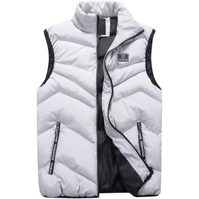 Xishao Chaquetas sin mangas para hombre, chaleco acolchado/plumón para hombre, chamarra cálido Xishao ropa