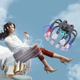 thumbnail image 3 of Electric Head Massager, Multiple Modes White Electric Vibrating Head Massager  for Reduce Head Fatigue, 3 of 8