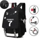 thumbnail image 4 of 2026 Luminous Ronaldo Usb Backpack School Bag For Boys Teenage Football Back Pack Men Large Capacity Teen Bagpack, 4 of 4