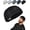 Black, variant on Mens Breathable Brimless Hat Summer Style Hat - Adjustable Docker Cap, Cooling Lightweight Packable Streetwear Beanie