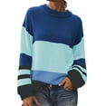 thumbnail image 1 of Chandail en Tricot pour Femmes Hiver Chaud Chandail Ample Col Roulé Décontracté Doux Fil Confortable Automne, 1 of 5
