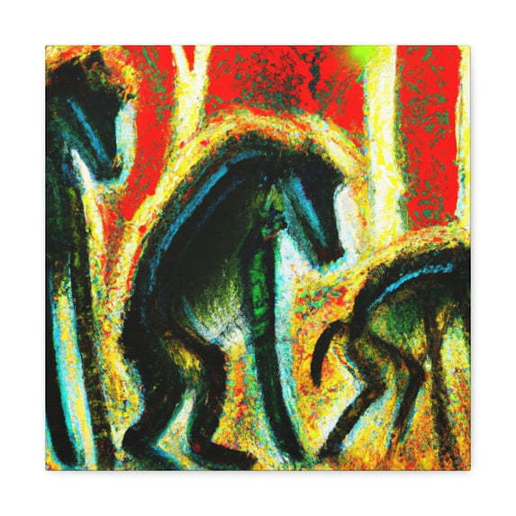 Baboon In Expressionism - Canvas