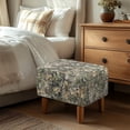 thumbnail image 3 of Xoenoiee Green Hunting Camo Print Stretch Rectangle Ottoman Cover Breathable Folding Storage Stool Furniture Protector Soft Rectangle Slipcover with Elastic Bottom, S, 3 of 7