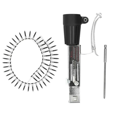 

Big sale Chain Nail Gun Adapter Aluminum Alloy Corrosion Proof Depth Adjustment Electric Drill Automatic Chain Screw Gun Adapter