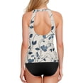 thumbnail image 2 of Women's Swimming Vest Women's Tankini Tops Swimming Vest for Women Soft and Smooth Suitable for Summer Beach Swimming Pool Parties XXL Cool Cartoon Flowers, 2 of 7