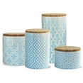 thumbnail image 5 of ARABESQUE BLUE 4 PC CANISTER SET, 5 of 7