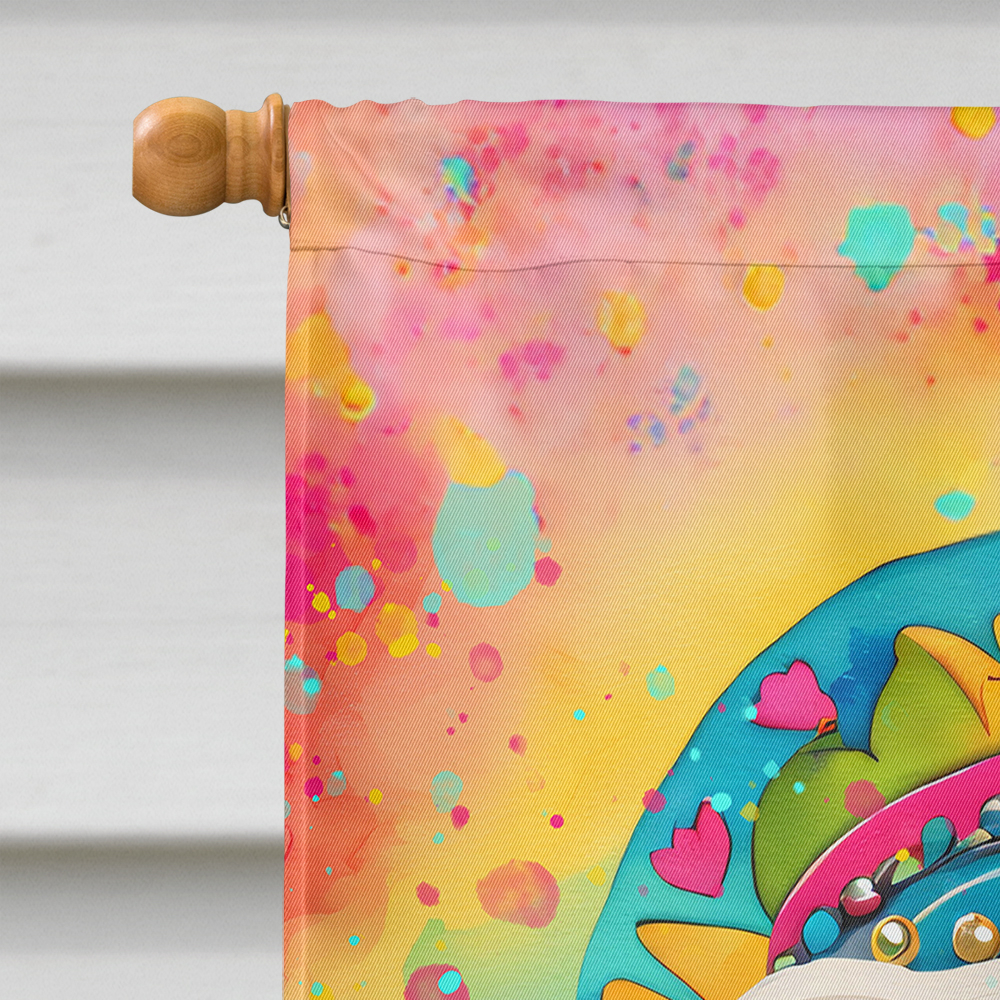Shih Tzu Hippie Dawg House Flag DAC2562