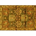 thumbnail image 1 of Ahgly Company Indoor Rectangle Persian Yellow Traditional Area Rugs, 7' x 9', 1 of 4