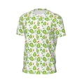 thumbnail image 6 of Wukai Kawaii Avocado Print Men's Short-Sleeved Mesh T-Shirt,Quick-Dry Short Sleeve Workout T-Shirt-6X-Large, 6 of 8