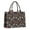 Black Flower Skull, variant on Large Capacity Tote Bag,Black Floral Skull Pattern Handbag Fashion Luxury Tote Bag,15.7"x13"x 5.1" Inches,Laptop Compatible