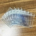thumbnail image 3 of Extra Thick Horizontal ID Card Name Tag Badge Holder with Waterproof Type Resealable Zip (Holders, 6Packs) 3.74x2.36 Inches, 3 of 6