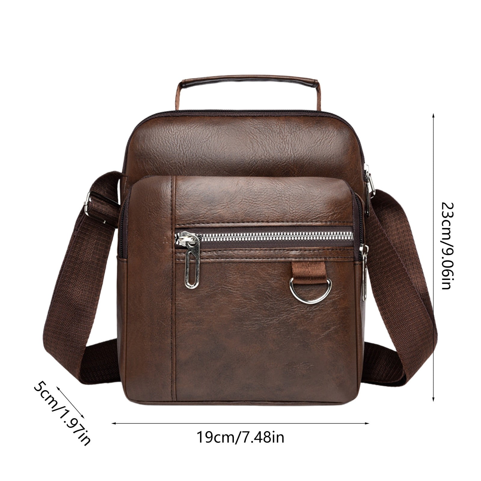 “ALL-DAY” LEATHER SMALL SHOULDER BAG CQCYD under $5 Leather Small Messenger Bag For Men Crossbody