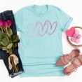 thumbnail image 2 of Utoimkio T Shirts for Women Valentine's Day Heart Print Shirts for Women Casual Loose Fit Summer Short Sleeve Tee Blouse Tops for Women, 2 of 5