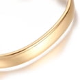 thumbnail image 3 of 1 pc 304 Stainless Steel Smooth Surface Bangles Golden Design 8mm Wide 57mm Inner Diameter Stylish and Durable Jewelry, 3 of 3