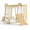 Nature, variant on BlueWood Rainbow Climb and Slide Set Toddler Jungle Gym Wooden Indoor Multicolor
