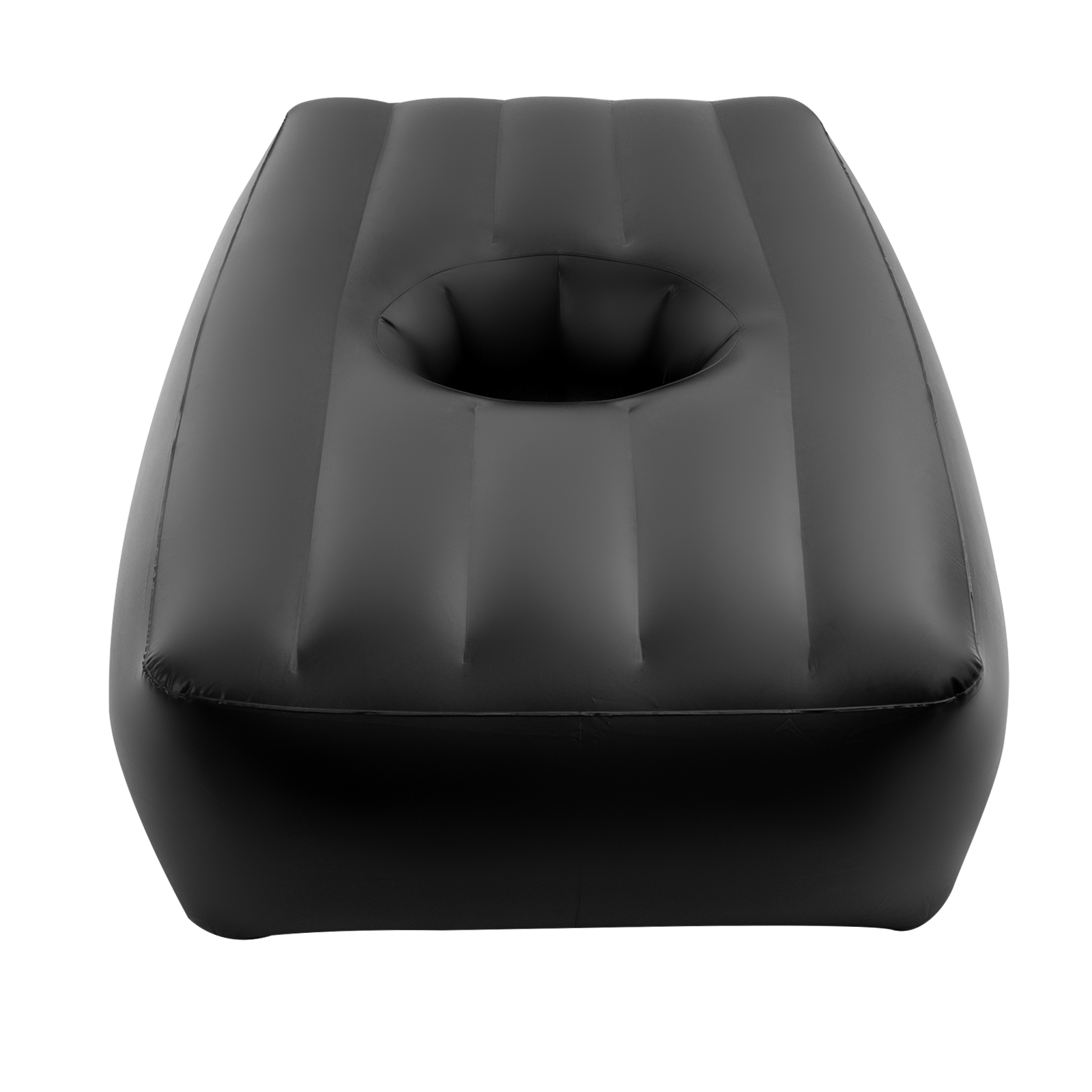 ToppiJoy BBL Bed 72*40*17in Inflatable Mattress with Hole, BBL Bed After Surgery for Sleeping, Ergonomics PVC Pregnancy Bed, Inflatable Mattress Air Mattress for Camping Traveling Hiking (Black)