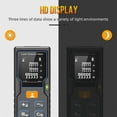 thumbnail image 2 of Laser Measure 60m/196ft Laser Distance Meter Portable Laser Measurement Tool, 2 of 6