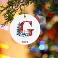 thumbnail image 2 of Coche Decoraciones de Navidad 2025 Nuevo 26 Carta de Navidad Muñeco de Nieve Colgante de Navidad - Colgante de Coche de Acrílico Santa Navidad Muñeco de Nieve Decoraciones, 2 of 5