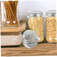thumbnail image 2 of 3pcs Mason Jar Grater Lid Stainless Steel Grater Lid Mason Jar Grating Lid Reusable Jar Covers Mason Jar Grating Lid Mason Jar Lid Practical Jar Covers Multipurpose Jar Lids, silver, 2 of 7