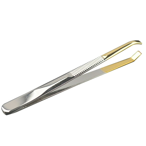 EeaseMX Pinzas portátiles de acero inoxidable para extensiones de pestañas (8,6 × 0,8 cm)