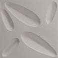 thumbnail image 5 of Ekena Millwork 19 5/8"W x 19 5/8"H Petal EnduraWall Decorative 3D Wall Panel, UltraCover Satin Blossom White (12-Pack for 32.04 Sq. Ft.), 5 of 6