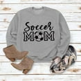 thumbnail image 4 of Arlun Soccer Mom Sweatshirts for Women Crewneck Long Sleeve Casual Pullover Tops Hoodless Vintage Soccer Graphic Sports Sweatshirts 2025 Stylish Leisure Outfits Grey XL, 4 of 4