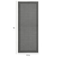 thumbnail image 6 of Mainstays Farmhouse Faux Sisal Border Runner Rug, Gray, 2'6" x 8', 6 of 8