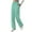 01 Mint Green, variant on Thicken Fleece Lined Striped Lounge Pants for Women Winter Warm Casual Soft High Waisted Thermal Pajamas Bottoms