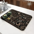 thumbnail image 4 of Coffee Bar Mat Accessories for Countertop Absorbent Hide Stain Rubber Backed Dish Drying Mats for Kitchen Counter Draining Pad Decor Gift Fit Under Coffee Maker Coffee Pot Espresso Machine (24x16in), 4 of 6