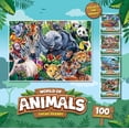 thumbnail image 3 of MasterPieces Safari Friends 100 Piece Kids Jigsaw Puzzle - Wildlife Adventure - 11.5"x15", 3 of 6