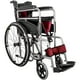 thumbnail image 5 of Silla De Ruedas Todo Terreno Rueda 23 Pulgadas Plegable Aluminio Soporta 130kg Nanofort, 5 of 8