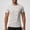 Beige, variant on Men's Outdoor Hiking Tee (M-3XL),Printed Reflective Short Sleeve Elastic Quick Dry Performance Top Beige Size 3XL