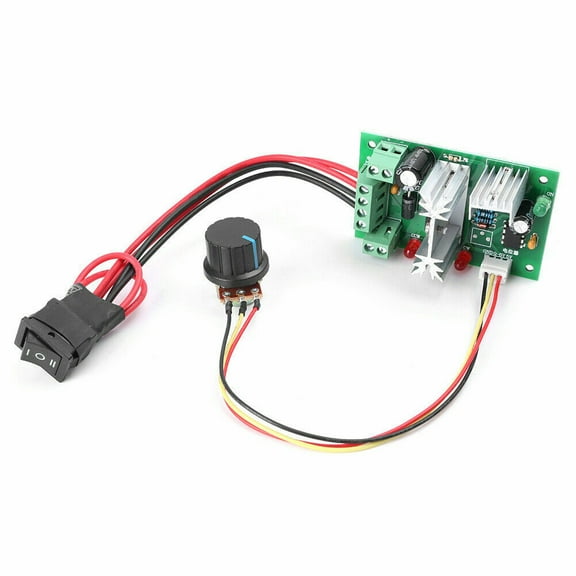 DC 6-30V Voltage Regulator 80W 10A Reversible Speed Control PWM Control Switch