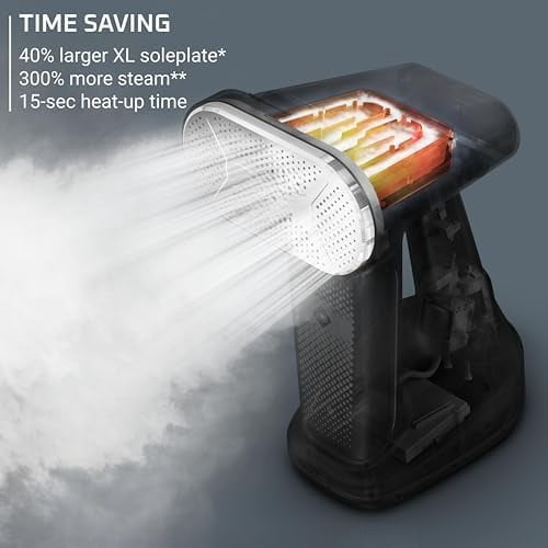 Handheld Steamer for Clothes, Pure Force 2in1 Steamer & Iron, 1875W, Vertical/Horizonal Steaming & Ironing, Lightweight, Auto-off, XL power, 1875 Watts, DR8822