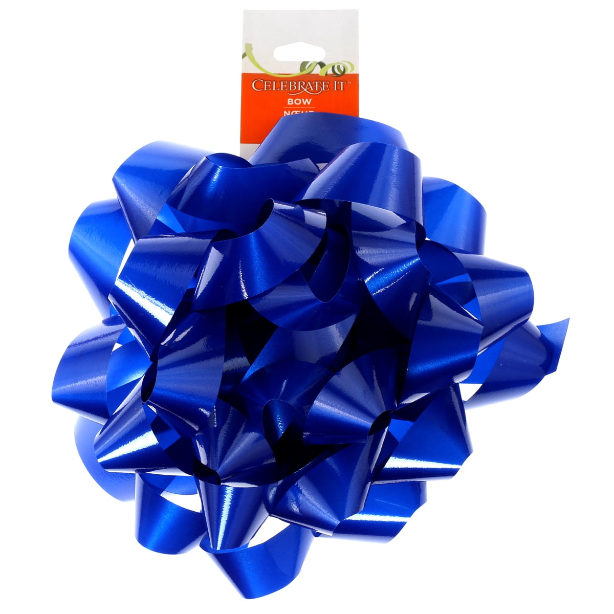 12 Pack: Lacquer Royal Blue Jumbo Bow by Celebrate It