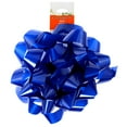 thumbnail image 2 of 12 Pack: Lacquer Royal Blue Jumbo Bow by Celebrate It, 2 of 2