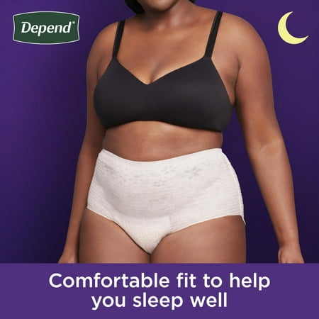 80 Count Medium Depend Night Defense Adult Diapers, Incontinence & Postpartum