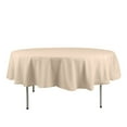 thumbnail image 2 of BalsaCircle 6 Pieces 90" Nude Round Polyester Tablecloths Fabric Table Cover Linens, 2 of 8