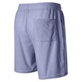 thumbnail image 5 of Lumtrix Men's Loose Fitted Corduroy Shorts Casual Elastic Waist Drawstring Long Shorts with Pockets Purple 5XL, 5 of 5