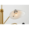 thumbnail image 6 of Living Design 5-Light Gold Iron Chandelier With Matte Black Iron Shades, 6 of 6