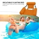 thumbnail image 5 of Fila flotante inflable, Respaldo de fila flotante inflable Respaldo Cama flotante inflable Sillón de recreación acuática Calidad superior, 5 of 8