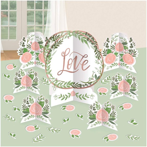 Wedding and Bridal 'Love and Leaves' Table Decorating Kit (27pc)