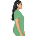 thumbnail image 4 of Med Couture Touch Scrubs Top For Women V-Neck Shirttail MC7459, 4 of 6
