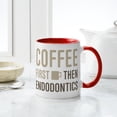 thumbnail image 4 of CafePress - Coffee Then Endodontics - 11 oz Ceramic Mug - Novelty Coffee Tea Cup, 4 of 4