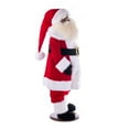 thumbnail image 2 of Vickerman 36" Red Traditional Velvet Dark Complexion Santa Doll with Stand. This Santa has glasses, stand is removeable., 2 of 5