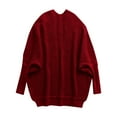 thumbnail image 5 of JINMGG V Neck Sweaters for Women Fall Winter Clearance,Women's Fashion and Winter Leisure Long Sleeved Solid Color Knitted Cardigan Sweater Women, 5 of 5