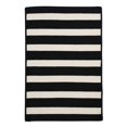 thumbnail image 1 of Colonial Mills TR89R084X084S 7 ft. Stripe It Square Rug, Black White, 1 of 1