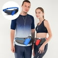 thumbnail image 3 of Outdoor sports waist bag multifunctional fitness water bottle waist bag waterproof shoulder bag - blue, 3 of 5