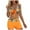 Orange, variant on Wamejoo Bikini with Shorts for Women - Two Piece Swimsuit with Boyshorts 2PC High Waisted Bathing Suits Swimwear (Sky Blue, L)